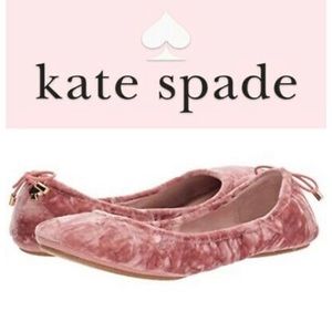 Kate Spade ♠️ Globe Rose Crushed Velvet